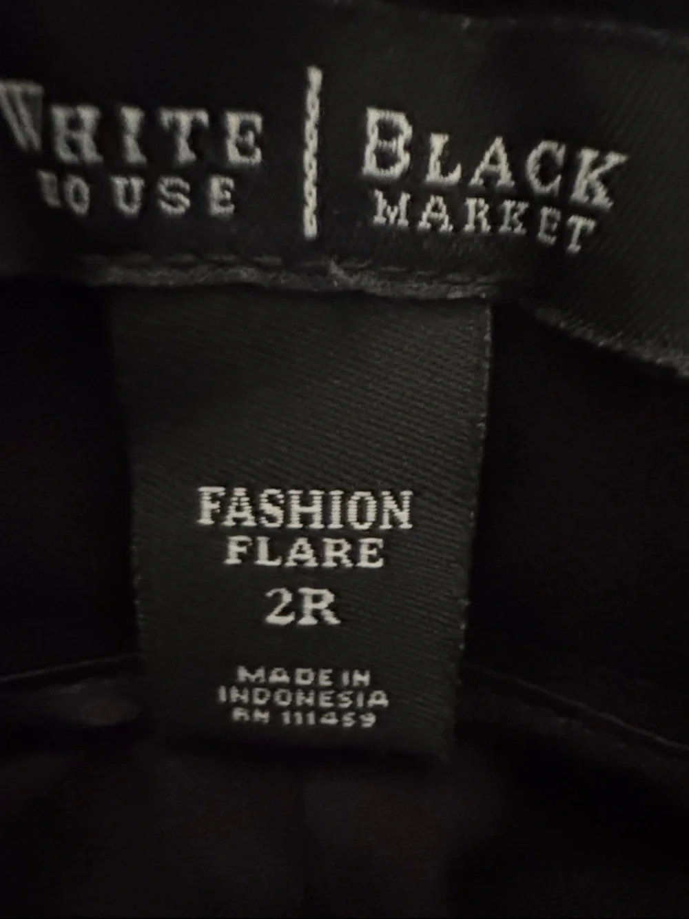 WHBM Black Women's Tailored Sailor-Button Pants